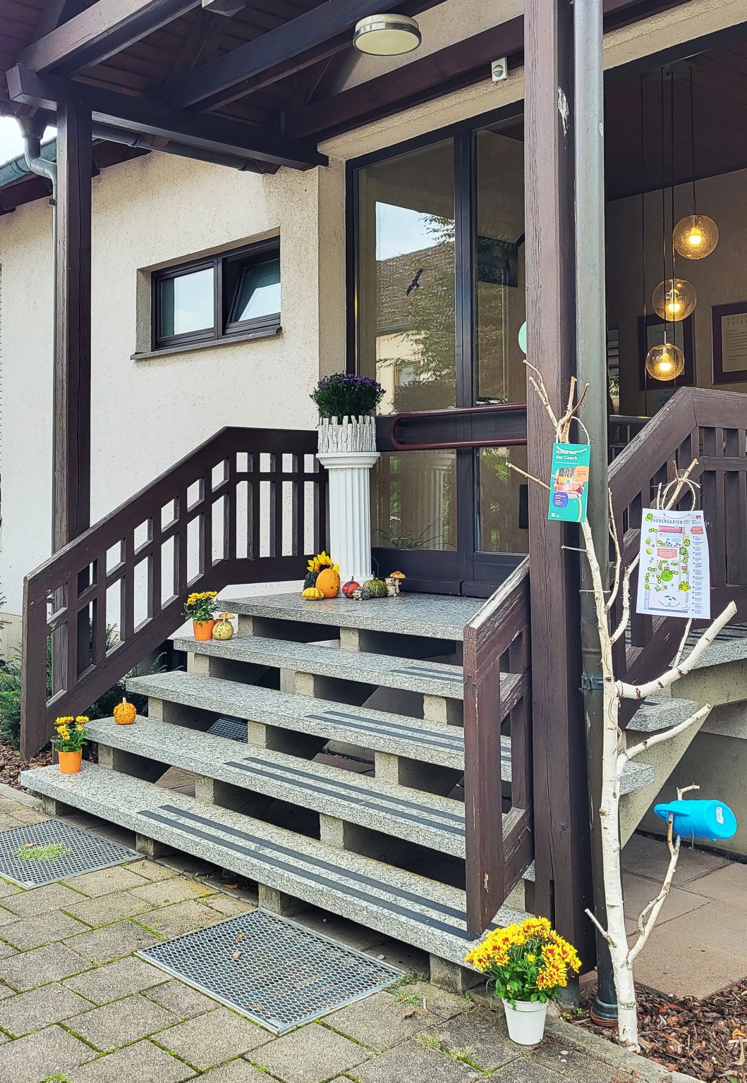 Witterungsbedingte Ausweichstätte für einen Teil der Ausstellung