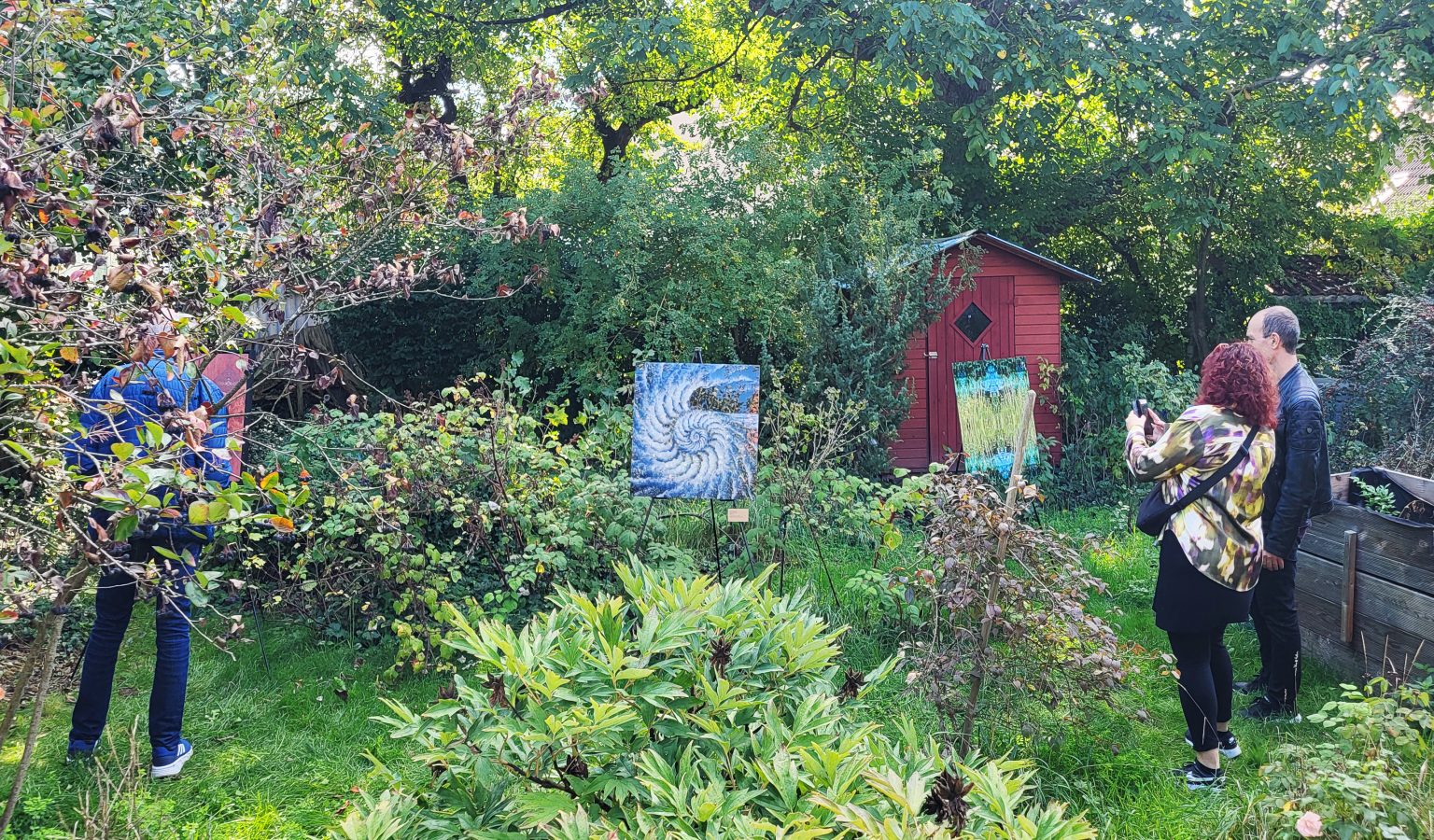 "ImpressionPattern-Kraftwerke" im Garten